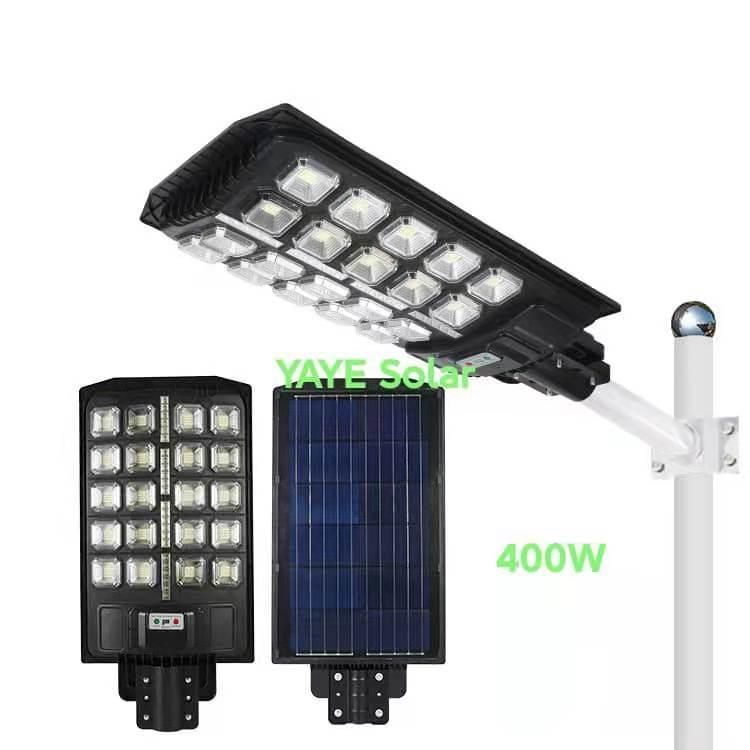 Yaye Hottest Sell 100W/ 150W/200W/300wall in One Solar LED Road Street Wall Garden Lighting with Lithium Battery/Remote Controller/ Radar Sensor/1000PCS Stock