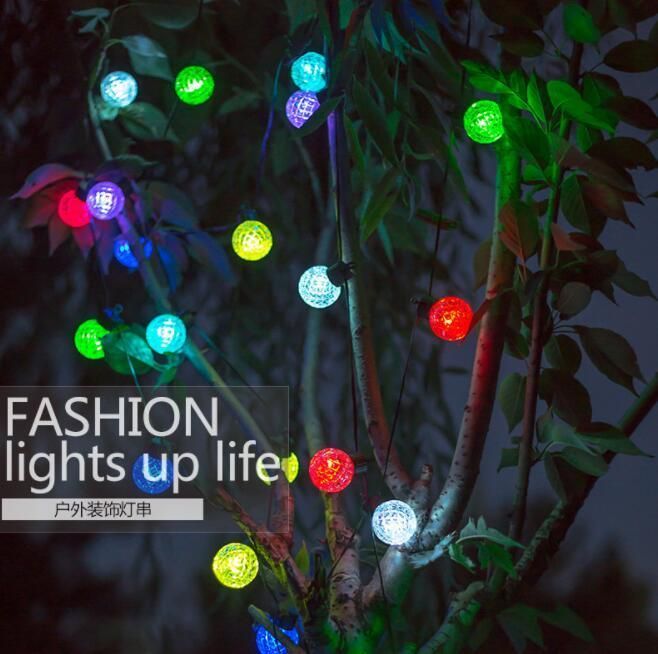 2021 Festival New Music RGB Chain Rice Night Gift Garden Party Outside Bar Solar String Light