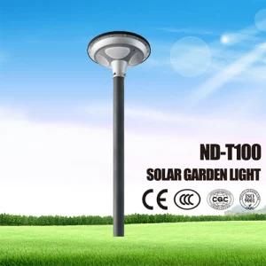 12.6V 44ah Lithium Battery Solar Garden Light with 3-6m Height Light Pole