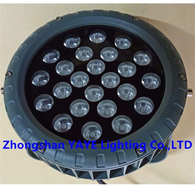 Yaye Hottest Sell 9W/12W/18W/24W/36W/48W Waterproof IP66 RGB LED Spotlight with 3 Years Warranty / CE/RoHS Passed/ 1000PCS Stock