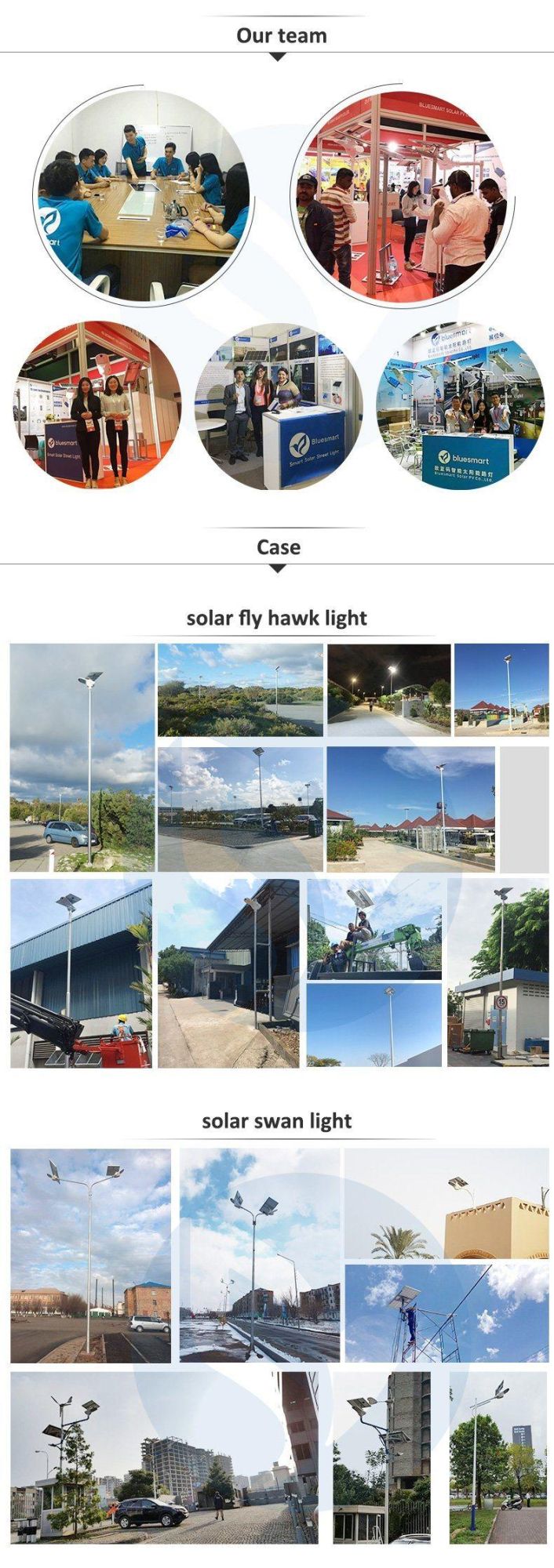 Solar Products Solar Street Lights All in One Integral High Power LED Solar Street Light