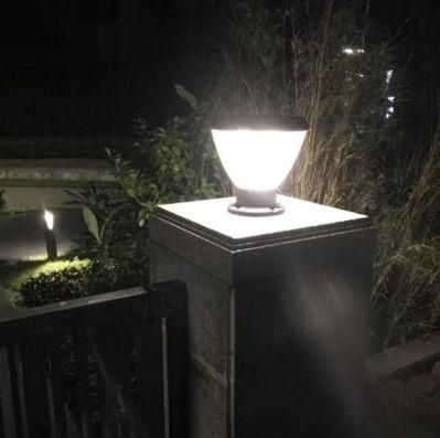 3000K Warm White Waterproof IP65 Outdoor Solar Pillar Light for Decorate