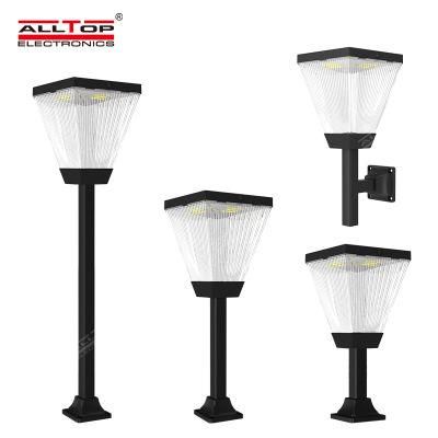 Alltop High Brightness Aluminum ABS 3W IP65 Waterproof Outdoor Landscape Lawn LED Solar Garden Light