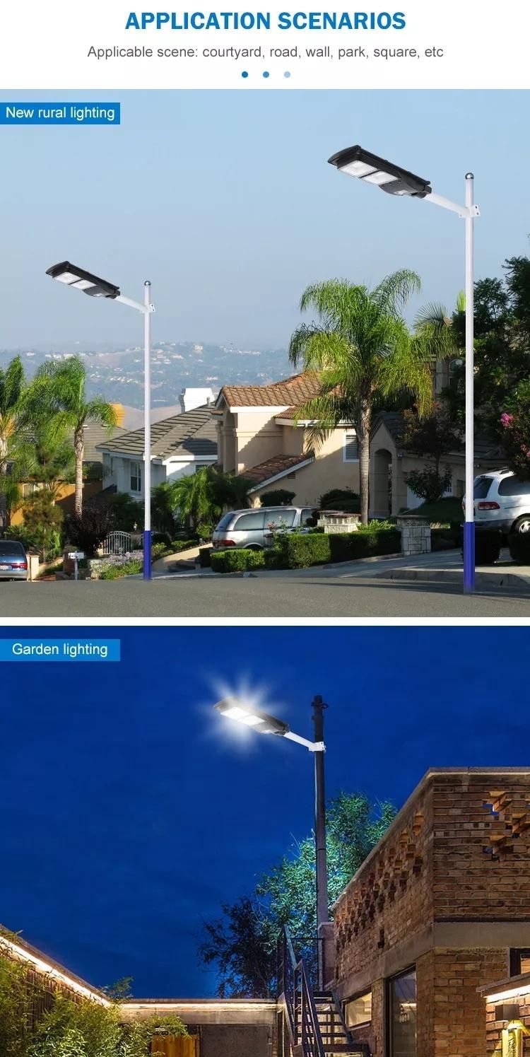 Hot Sales Waterproof IP65 Integrated Outdoor ABS All in One Solar LED Street Lamp