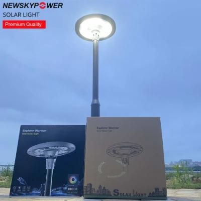 New Solar Outdoor Garden Light 800W 1200W UFO Lamp RGB with Remote Control and APP