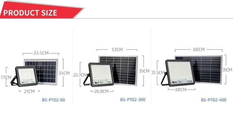 Bspro SMD 80W Flood Lights Indoor Lighting Wholesale Sport Ground LED Solar Rechargeable Powered Outdoor CE 70 IP65 Waterproof