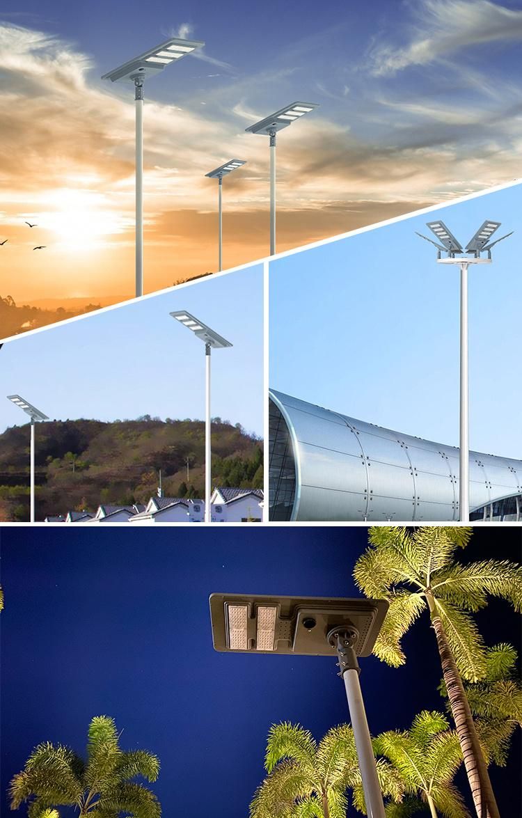 Bspro MPPT Intergrated High Brightness IP65 Waterproof Outdoor Power Energy System All in One LED Solar Street Light