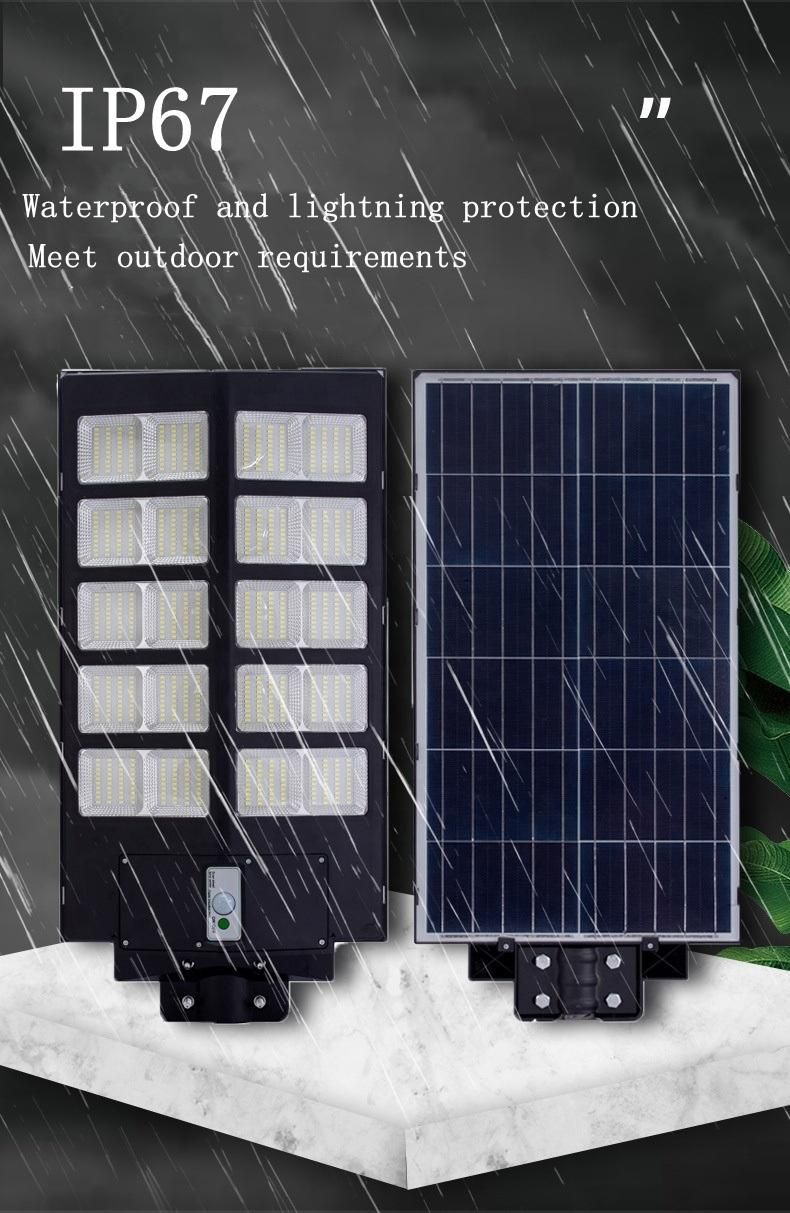 Intelligent LED Solar Street Light with High Brightness