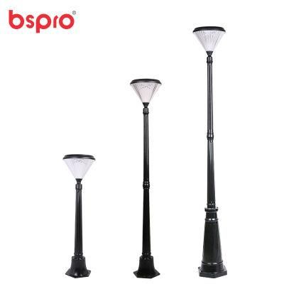 Bspro Remote Control Aluminium Housing IP67 Waterproof LED Solar Light Solar Powered Garden Light for Outdoor