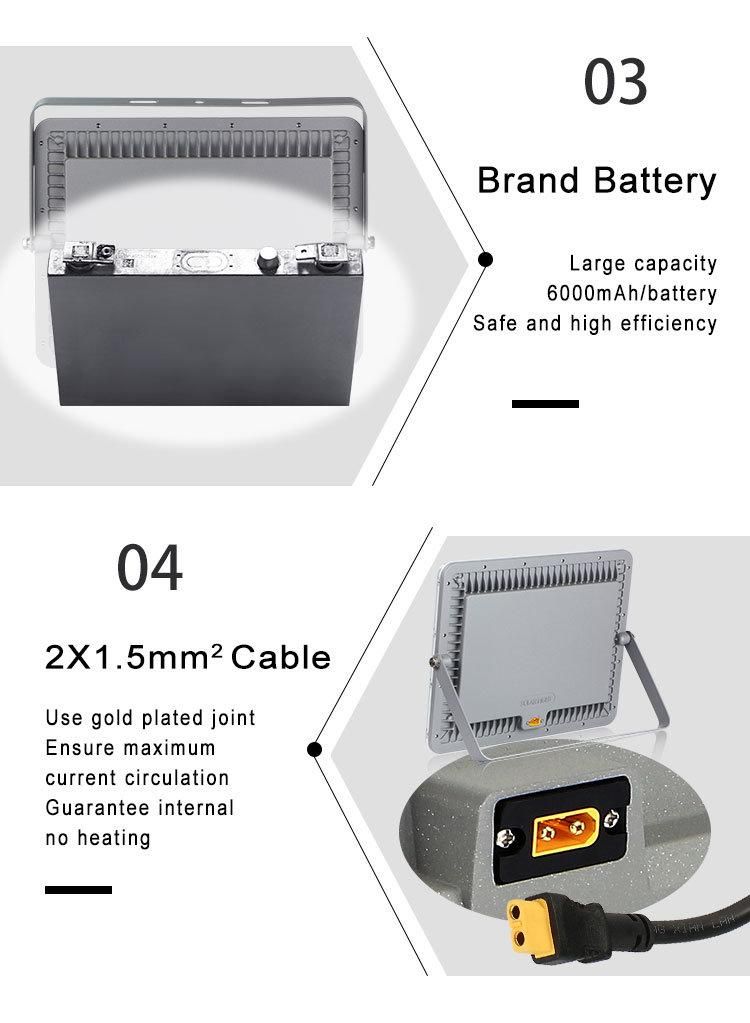 Eco IP65 Super Bright 30W 50W 60W 100W 150W 200W 300W Solar Powered Remote Control Floodlight Outdoor LED Flood Light