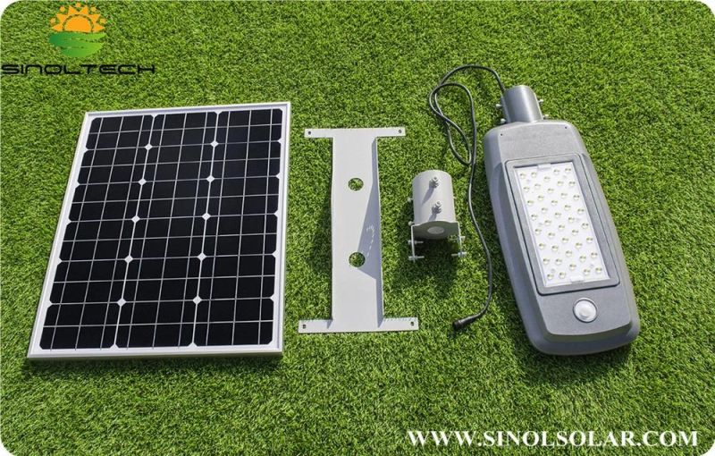 Sinoltech 30W-120W Solar Street Garden Light with Light Sensor