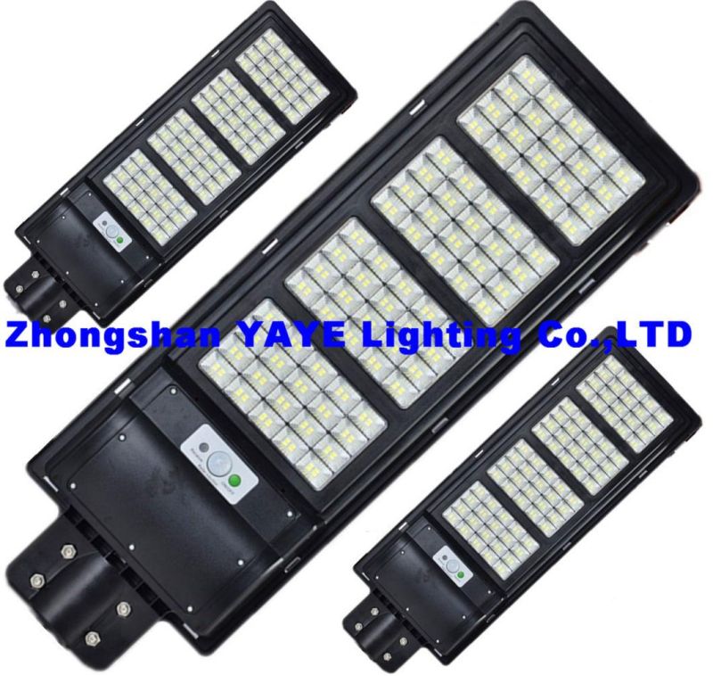 Yaye 2021 Hot Sell 50W/100W/150W/200W/300W/400W Outdoor Solar LED Flood Garden Light with Remote Controller/ Radar Sensor