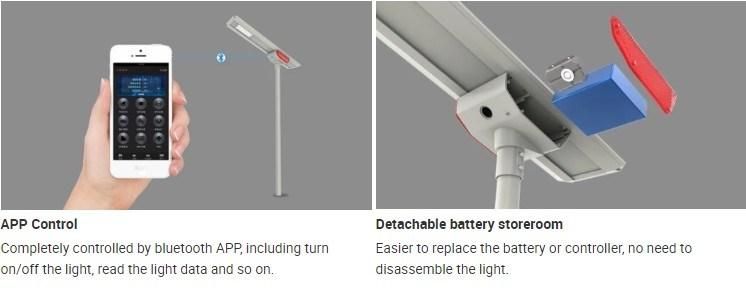 Ultra Thin High Power Outdoor LED Solar Street Light for 8m Pole