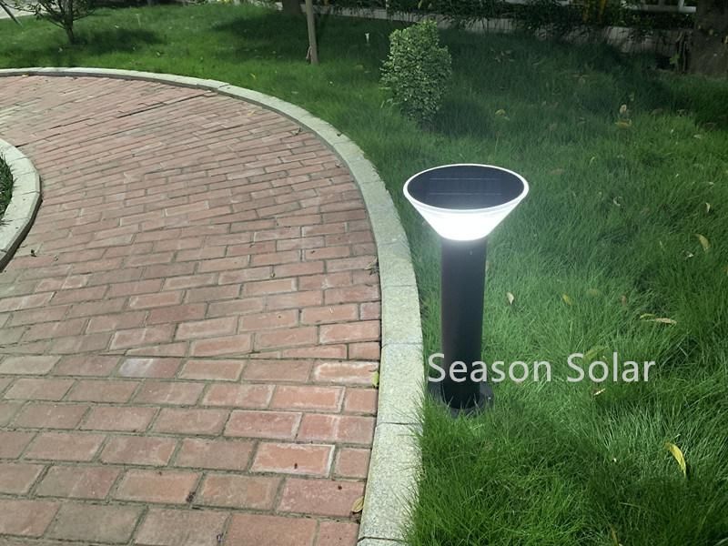 Moden Style Bright Outdoor LED Lighting Lamp Solar Garden Light with LED & 5W Solar Panel