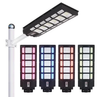 Motion Sensor Streetlight ABS Waterproof IP65 Outdoor LED Solar Street Light