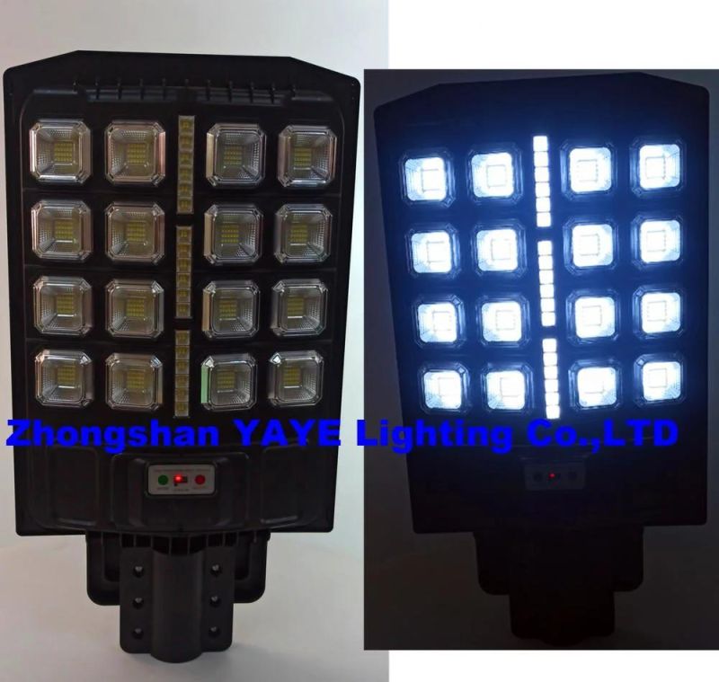 Yaye 2022 Hottest Sell High Brightness 300W Solar LED Road Street Garden Wall Highway Lamp with Radar Sensor/Remote Controller 1000PCS Stock (YAYE-22SLSL300WA)