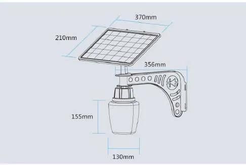 5W Hot Sale Apple Style Solar Garden Light