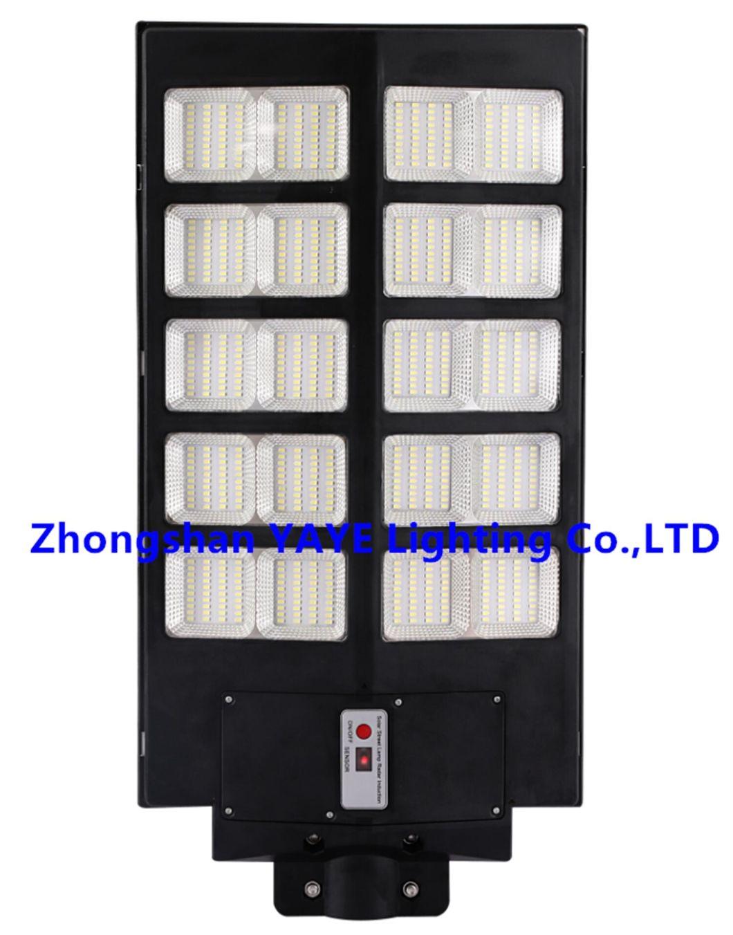 Yaye ISO9001 Manufacturer IP67 100W/200W/300W/400W/500W/600W/800W/ IP66 All in One Solar Powered LED Street Lights with 3000PCS Stock