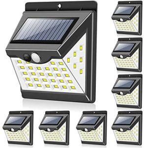 5W Solar Wall Light 22LED Motion Sensor Detector Light Waterproof for Outdoor Lighting