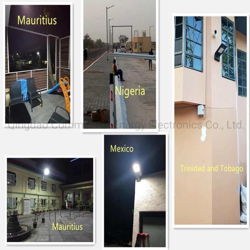 Ease of Installation Facade DC LED Solar Wall Light with Remote Power System