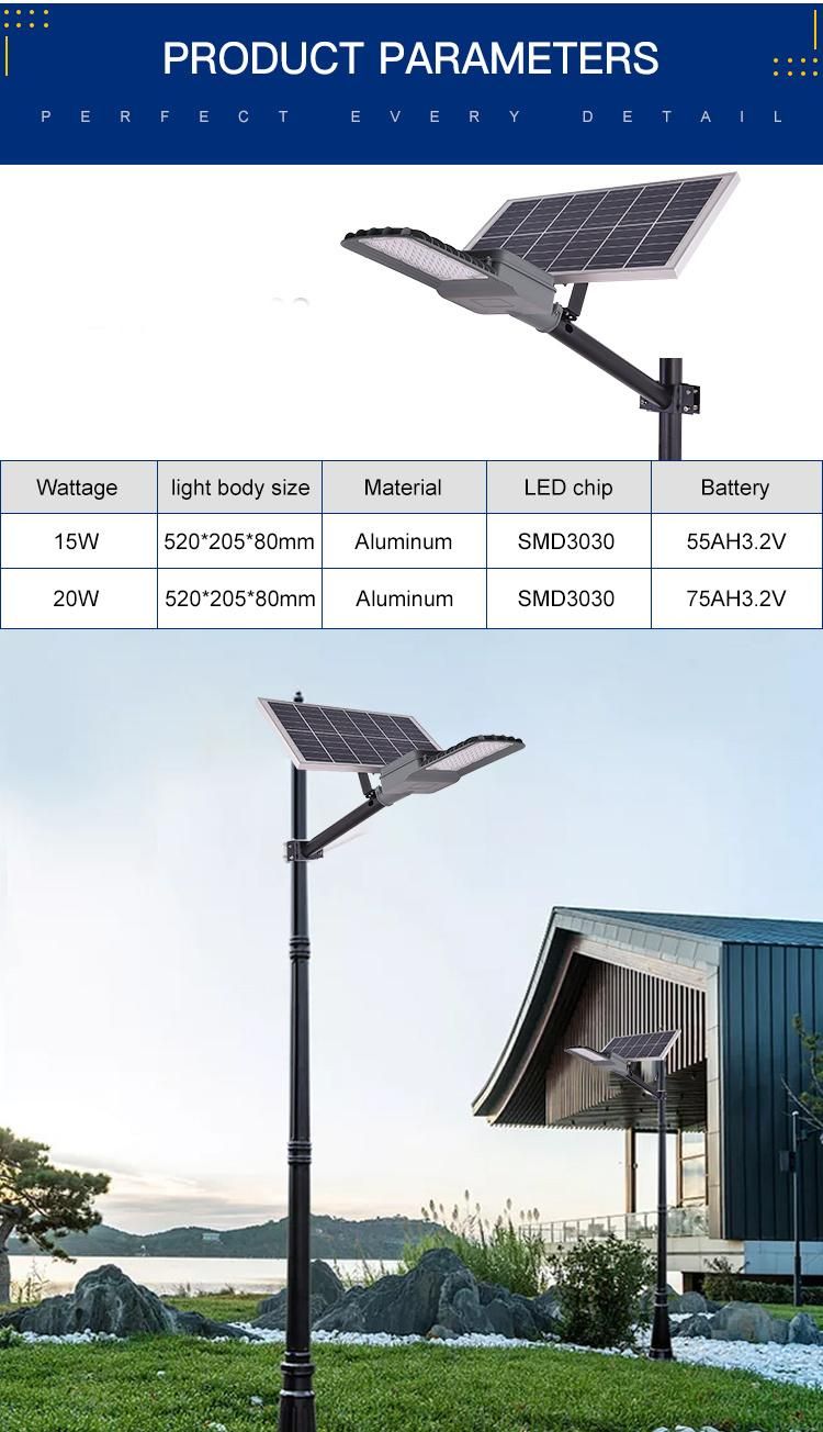 LED Solar Street Light Manufacturer IP65 Outdoor Lighting Road Lamp