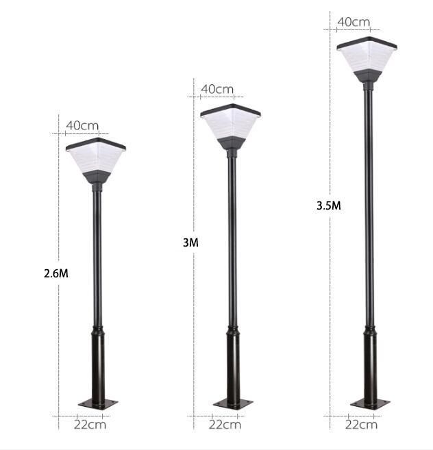 Smart Outdoor Integrated Solar LED Light for Garden & Street