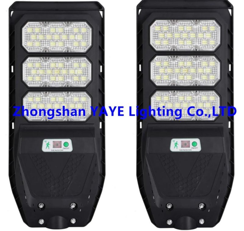 Yaye 18 Hot Sell 30W/30W/90W All in One Solar LED Street Light / LED Road Garden Light with Remote Controller/Radar Sensor/ 1000PCS Stock/3 Year