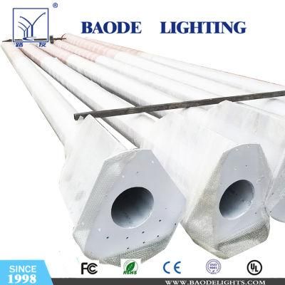 Outdoor 15m/18m/20m/25m/30m Galvanized Steel High Mast Lighting Street Light Pole