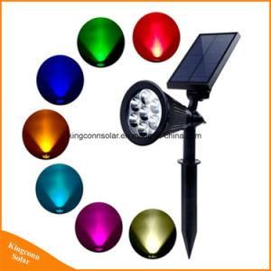 7 LED Solar Power Garden Lamp Spot Light Outdoor Lawn Landscape Spotlight Lamp