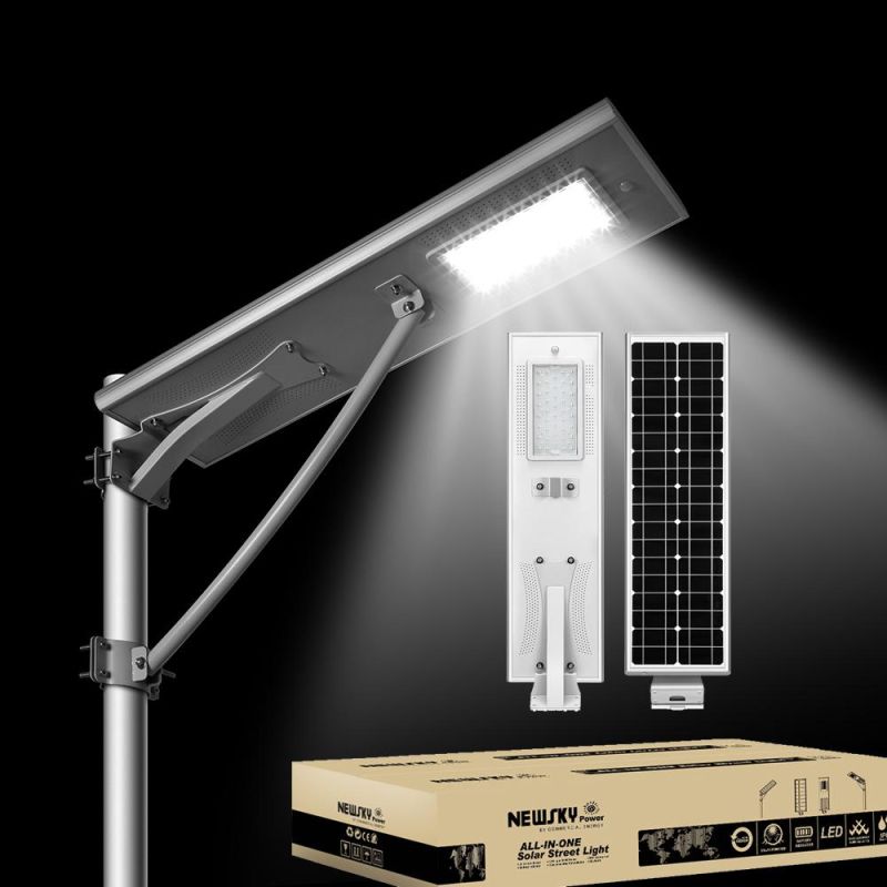 Outdoor 30W Highway APP All in One Solar Street Lighting