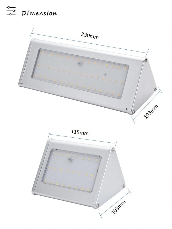 LED High Brightness Outdoor Garden Motion Sensor Solar Wall Security Light