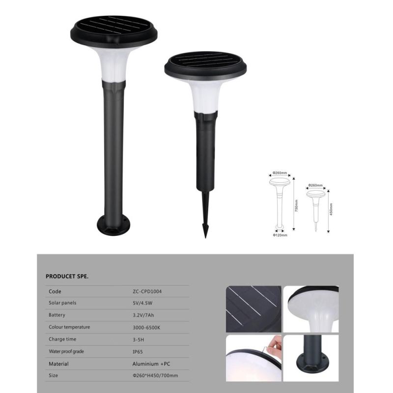 2020 Hot Sale Ground Lights Outdoor LED Path Solar Lights