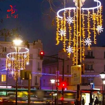 Grandview Outdoor Christmas LED Rope Motif Pole Street Lighting Ramadan Festival Decoration Light