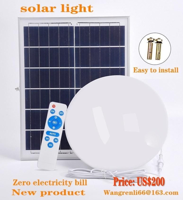 Solar Light Indoor Ceiling Light_High-Power Balcony Aisle Corridor Eaves Household Lighting_Solar Light