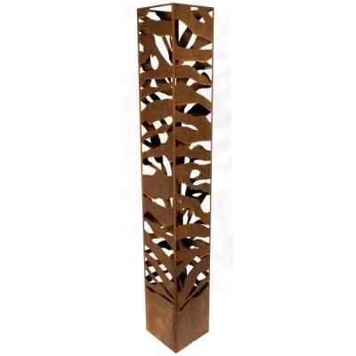 Corten Steel Outdoor LED Light Bollard with LED Lighting