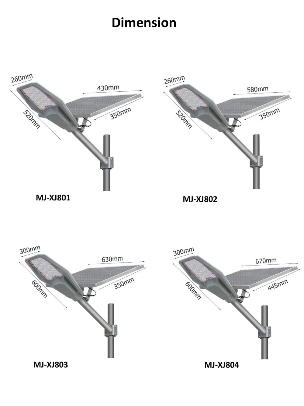 Outdoor IP65 Waterproof All in Two 300W Solar LED Street Light