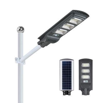 Hot Light Remote Control Sensor IP65 ABS Streetlight All in One Solar LED Street Lamp