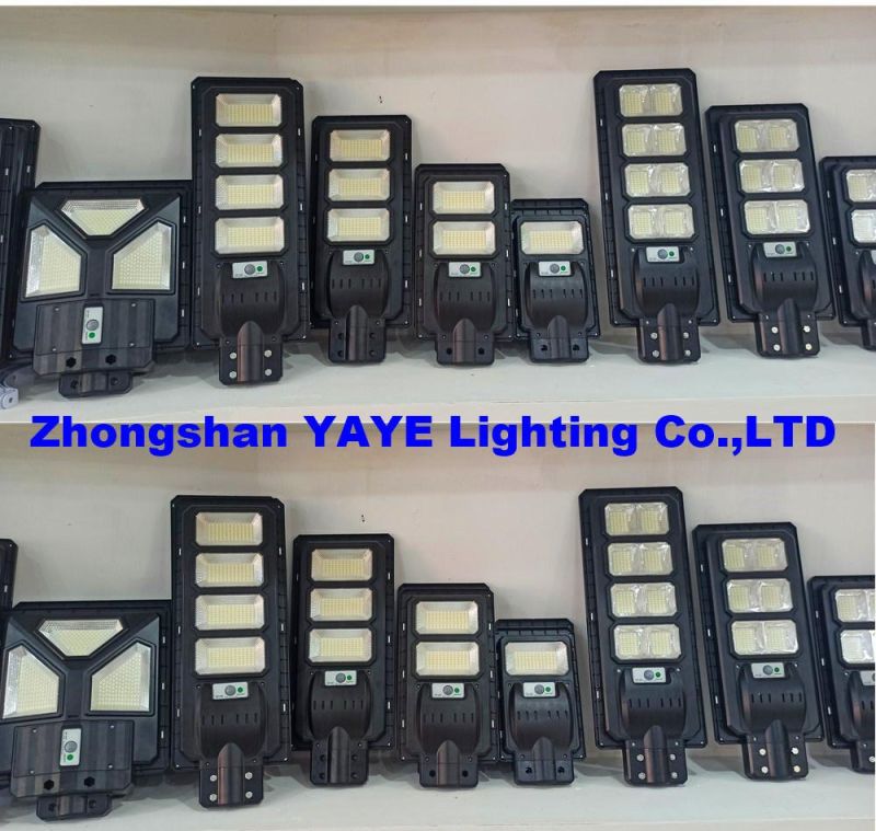 Yaye Hottest Sell Factory Price High Quality 300W All in One Solar LED Street Road Garden Wall Light with 500PCS Stock/ Remote Controller (YAYE-22SLSL300WC)