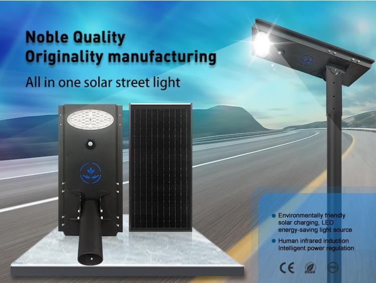 High Lumen Outdoor Lighting 56W LED Solar Street Light Factory