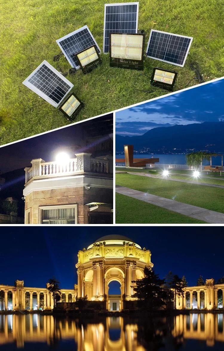 Bspro High Quality Waterproof Aluminum Garden LED Solar Flood Light