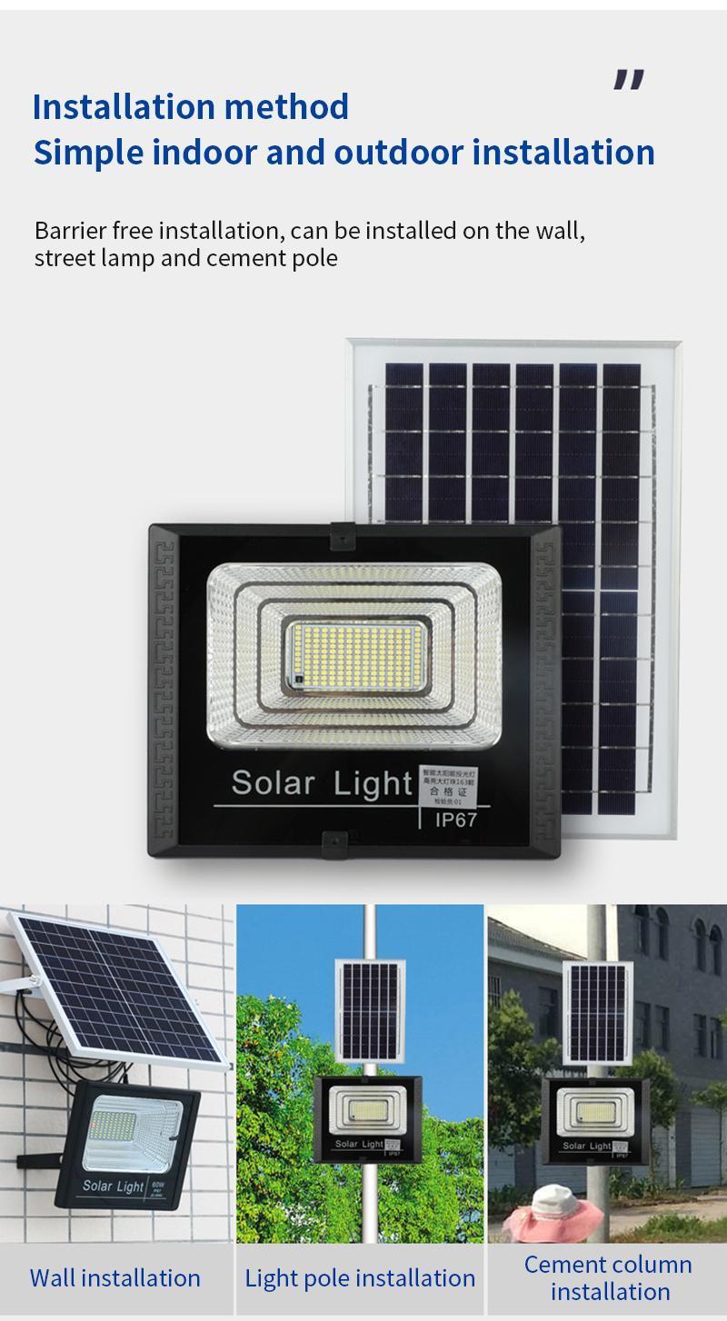 Waterproof for Garden Street Landscape Spotlight Wall Solar Powered Flood Lamp