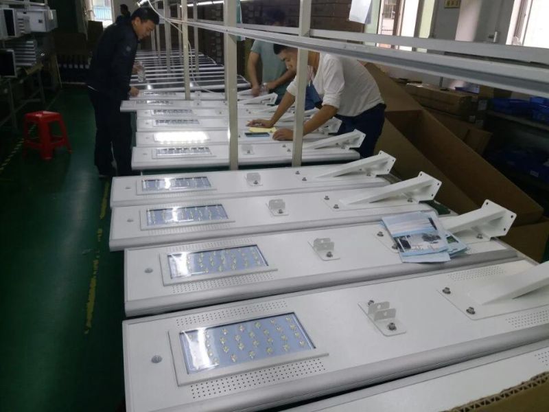 Install Support 12W 24W, 30W, 40W, 50W, 60W, 80W, 100W Solar Street Light System