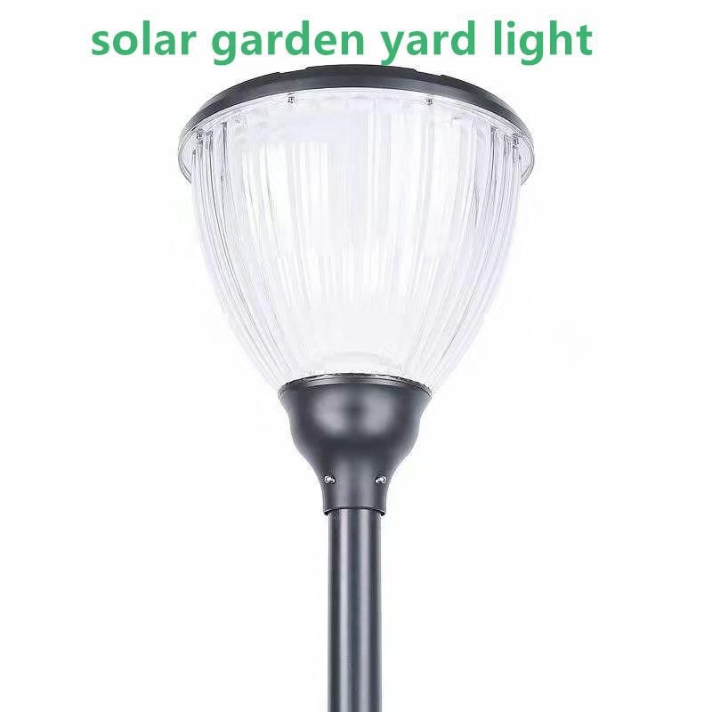 High Lumen Energy Saving Lamp Outdoor Landscape Light Pole LED Solar Garden Yard Light with LED Light