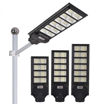 High Brightness Solar Street Lamp 100W 200W 300W All in One Solar Panel LED Street Light