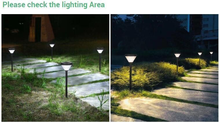 China Solar LED Rechargeable Factory Outdoor Modern Spike Garden Light