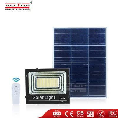 Alltop Wholesale Outside Rainproof IP67 25W 40W 60W 100W 200W 300W Outdoor Stadium Solar Panel Flood Light LED