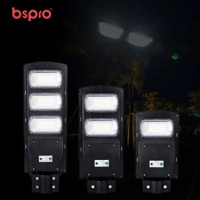 Bspro IP65 Waterproof ABS Road Light Outdoor Solar Street Lamp