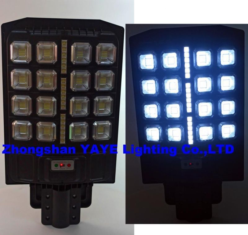 Yaye 2022 Hottest Sell 300W All in One LED Solar Road Street Wall Garden High Way Lamp with Remote Controller/Radar Sensor/1000PCS Stock (YAYE-22SLSL300WA)