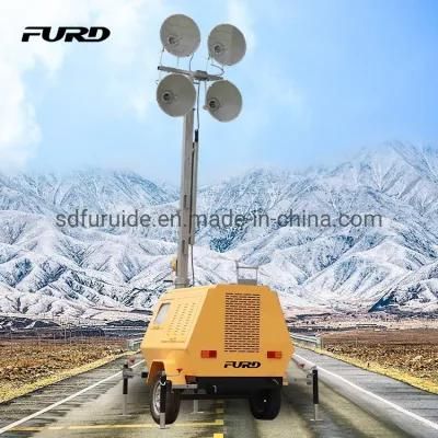 Generator Trailer Lighting Tower with Metal Halide or LED Flood Light Fzmdtc-1000b