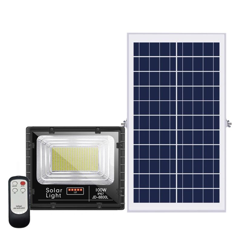 IP67 25W 40W 60W 100W 200W LED Flood Light Rechargeable LED Flood Light Solar LED Flood Light for Garden